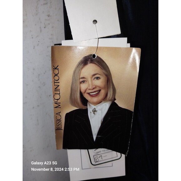 Scott Mcclintock Blue Corset Top Plus Size 22W NWT - Picture 5 of 7